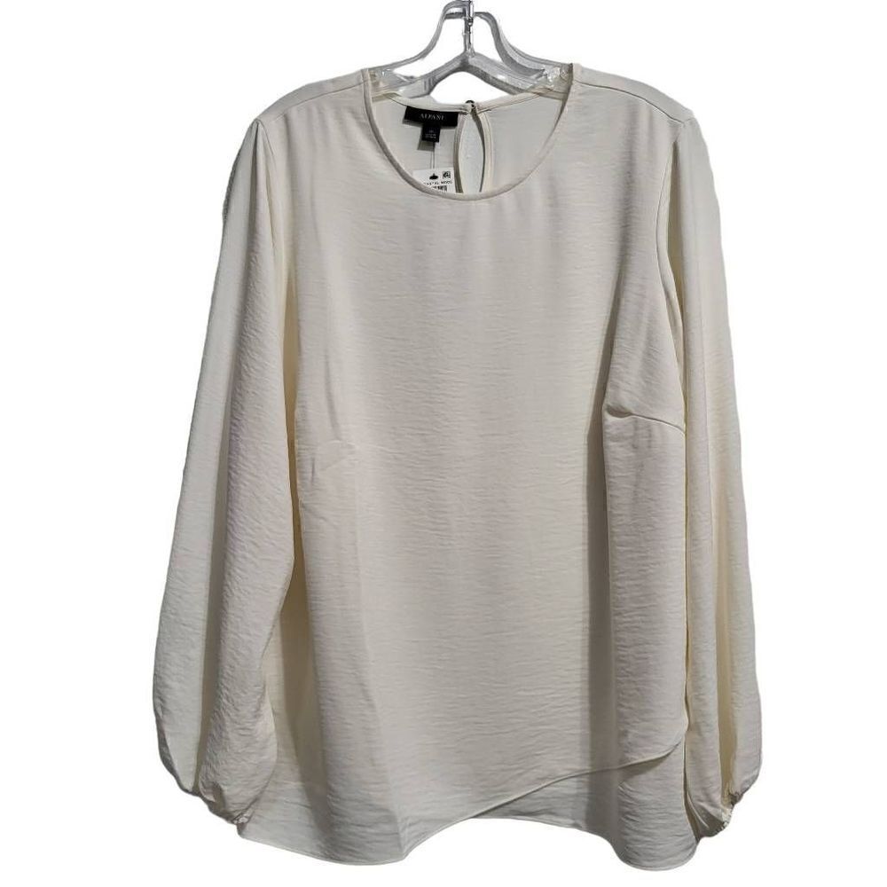 Alfani Coastal Mode Cream Long Sleeve
